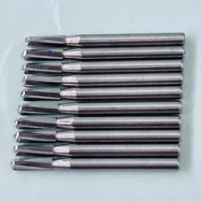 10pcs/set Dental Tungsten Carbide Steel Round end cylinder drills/burs FG1158