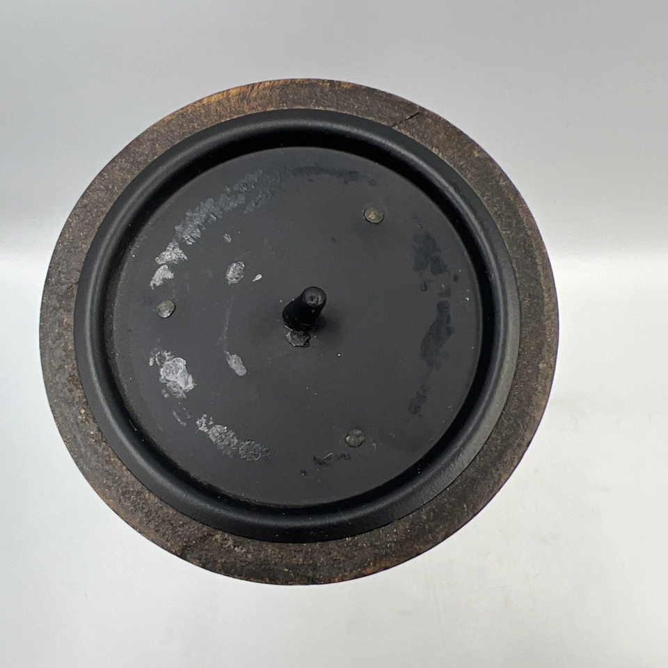 Candelabros de iglesia de madera x2 altura 27 cm a través de 9,5 cm pilar vintage - Imagen 2 de 4