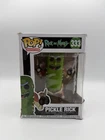 Funko Pop Animation Rick And Morty Pickle Rick #333 Vinyl Figure Damaged Box