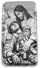 10 ozt 999 Fine Silver Art Bar - Held Beyond the Battlefield - ADAMO TECHNE 88.87 per troy oz
