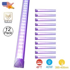 LED UV Light Bar 4FT 40W - Mountable US Plug Halloween D cor DJ Party Club D cor