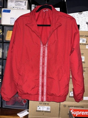 Supreme Classic Logo Taping Track Jacket SS18 size Medium | eBay