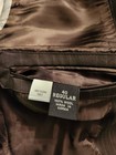 pronto uomo men's brown 100%wool 2 PC suit  size: 40R  pants: 34/31 — photo 5