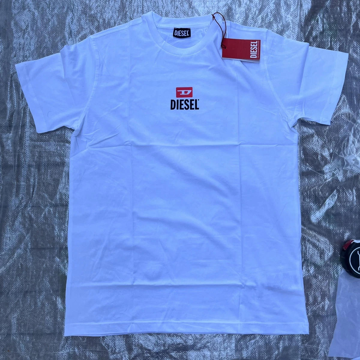 Diesel White T-Shirts for Men for sale | eBay
