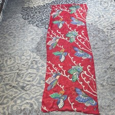 Vintage Butterfly Scarf Red