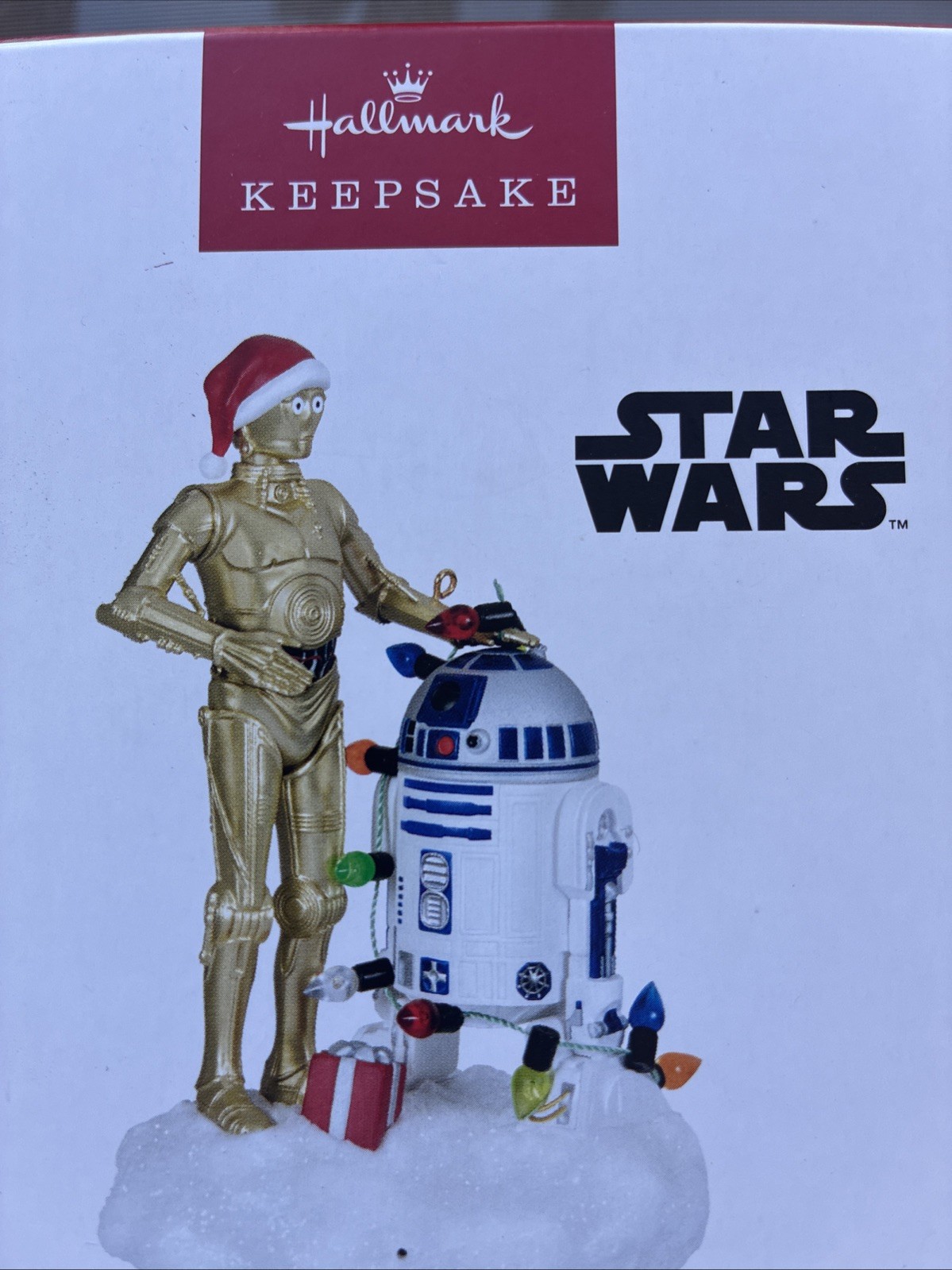 NEW 2024 Hallmark Keepsake Star Wars C-3PO And R2-D2 Peekbuster Ornament Disney