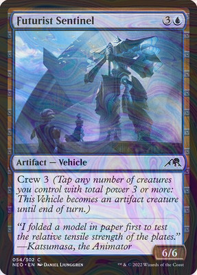 Foil Futurist Sentinel - Kamigawa: Neon Dynasty | MTG Card