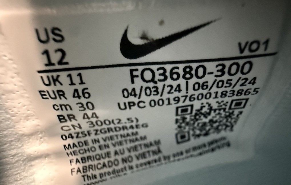 Nike Giannis Immortality 4 “Christmas” Blue/White FQ3680-300 Men’s Sz 12 thumbnail 12