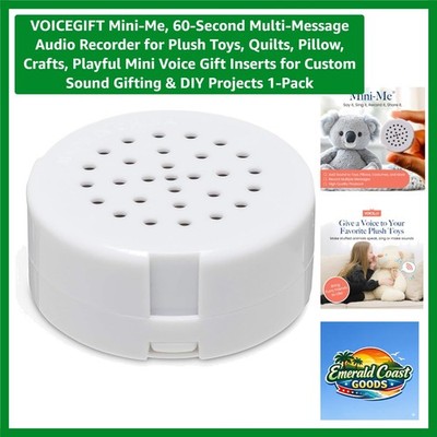 Heartfelt 60-Second Audio Recorder for Stuffed Animals | Mini-Me Voice Module
