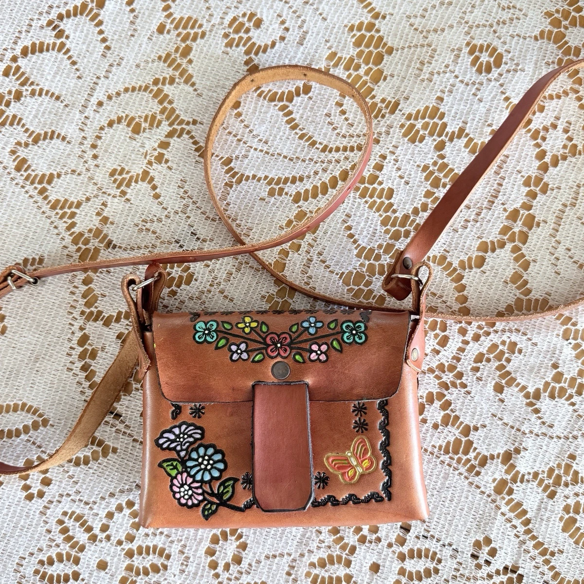 Leather 1970s Vintage Bags, Handbags & Cases for sale | eBay