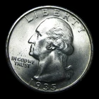 1935-S Washington Quarter Silver ---- Gem BU Condition Stunning Coin ---- #PP641