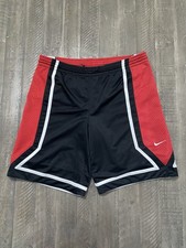 Vtg Nike Basketball Shorts Y2K Baggy Heavy Reversible Shimmer Stitch Mesh READ 