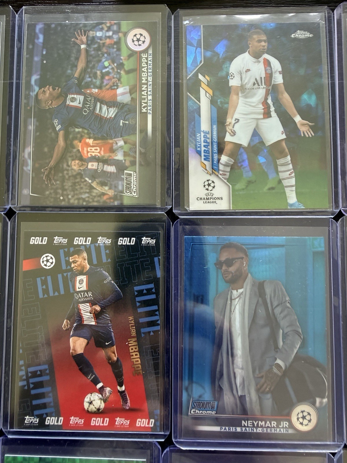 PSG 20 Card Lot 50% Off Comps Mbappe Messi Neymar Jr Ekitike Mendes Ramos view 4