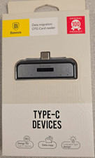 Baseus Type-C OTG Card Reader USB SD MicroSD Data Migration ACTQY-01 PC/MAC b5 