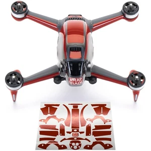 WRAPGRADE Drone FPV Autocollant de peau "Super Rouge"