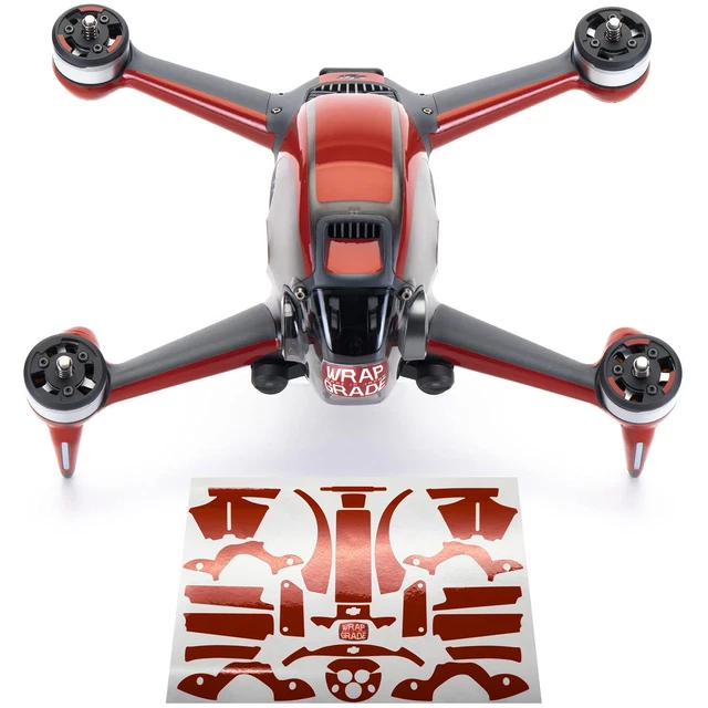 WRAPGRADE Drone FPV Skin sticker "Super Red"
