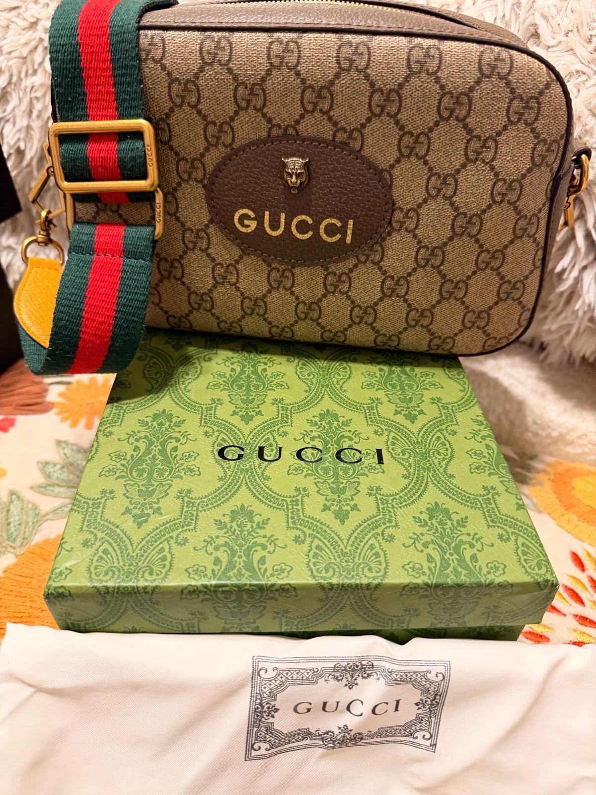 Gucci Neo Vintage GG Supreme Belt Bag Monogram Crossbody