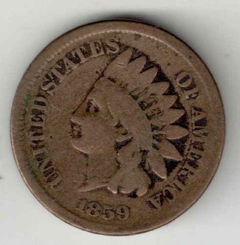 1859 Indian Head Cent