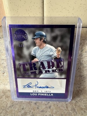 2024 Leaf a Bronx Legacy Trade Marks Lou Piniella Auto #TM-LP1   