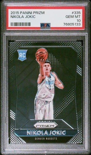 2015 Panini Prizm Nikola Jokic Rookie #335 PSA 10