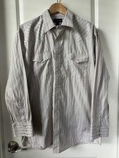 Panhandle Slim Shirt Mens 17-35 Striped Western Pearl Snap Cowboy Rodeo Button