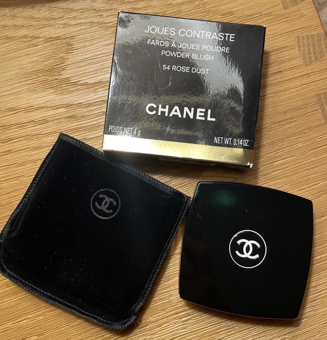 CHANEL Joues Contraste Powder Blush in 54 Rose Dust 4g Brand New