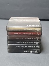 Lot of 6 Cokin Cromofilter SA Camera Filters, A20,A27,A30,B55,A83,B160 Vintage