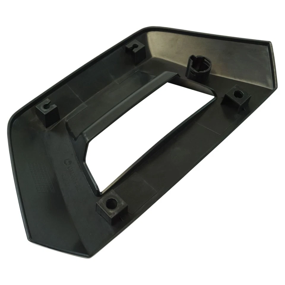 Bisel de manija de puerta trasera con ojo de cerradura negro liso para 02-06 Cadillac Escalade EXT Foto 3 de 4