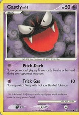 Gastly 62/100 Common Stormfront Pokemon Moderately Played (L1)