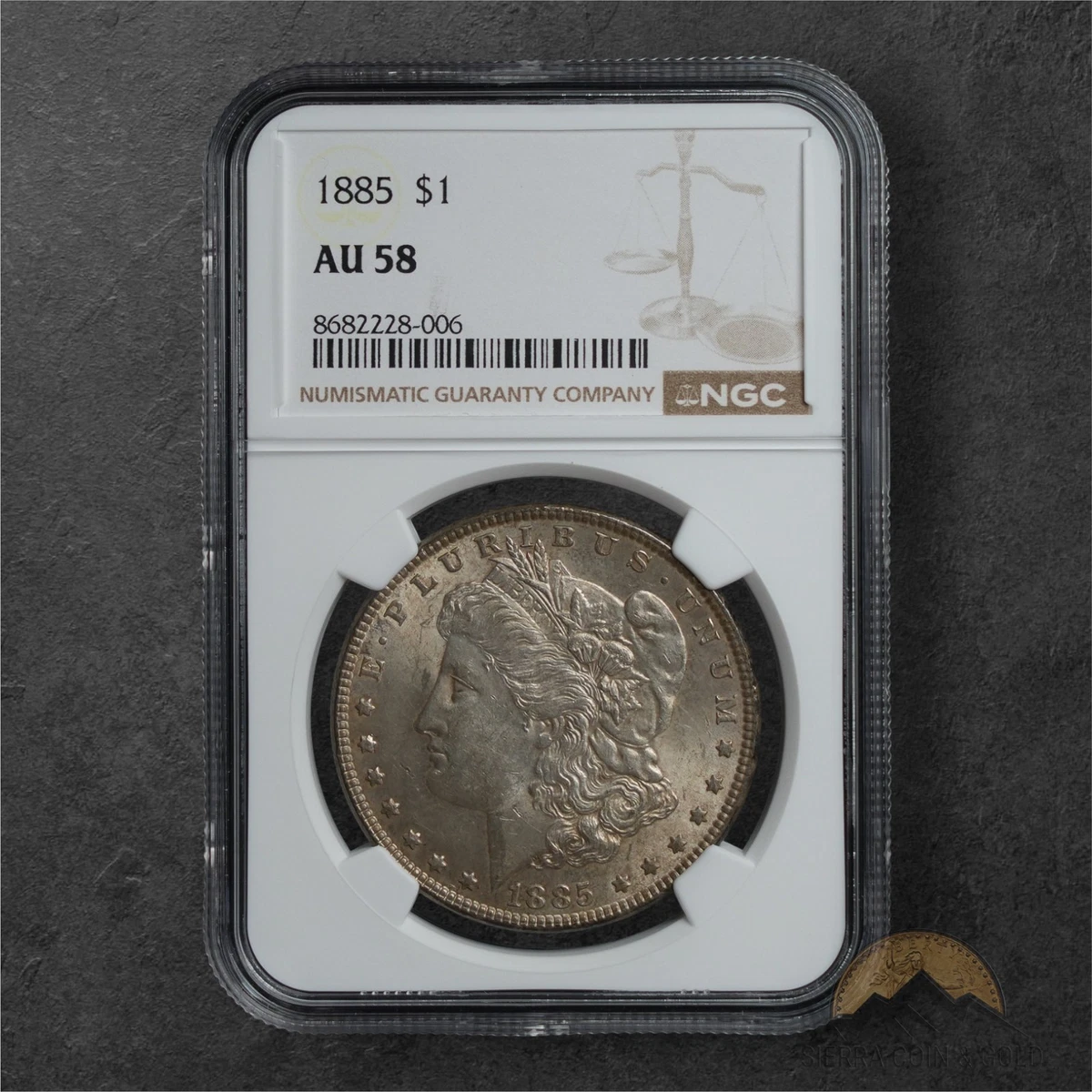 AU 58 Graded 1885 Year Morgan US Dollars (1878-1921) | Updated Sep