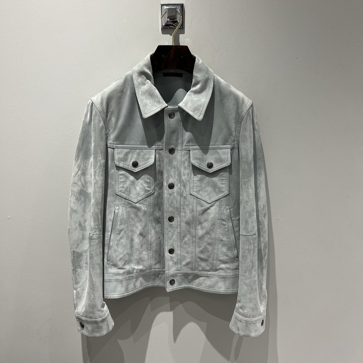 Tom Ford Suede Trucker Leather Jacket In Small | eBay