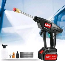 EAFC Portable Cordless  High Pressure jetwash 60 Bar, With 80wh Batt New Boxed.