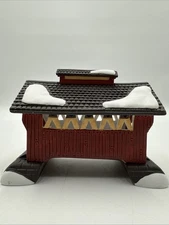 NEW Dept 56 Red Covered Bridge New England Village Christmas Accessory 59870