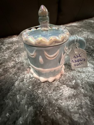 Ostern Tortenbecher groß, kam heraus Weihnachten Keramiktasse mit Deckel neu mit Etikett CakeStyle