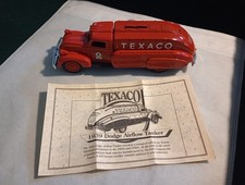 ERTL 1939 Texaco Dodge Airflow Tanker Coin Bank Metal Die Cast 1:32 NIB 9500