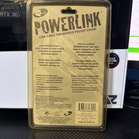 NEW sealed NEOGEO Pocket Color SYSTEM LINK CABLE Nyko POWERLINK Neo Geo CORD