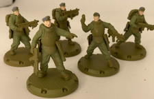 Dust Tactics/1947 SSU Chinese Volunteers Squad USED partly painted card included
