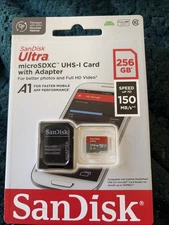 SanDisk 256GB Ultra microSDXC UHS-I Memory Card with Adapter SDSQUAC-256G-AN6MA
