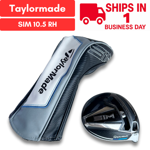 TaylorMade SIM Driver 10.5 Degree Right Hand Head Only with Headcover Used Fast Shipping