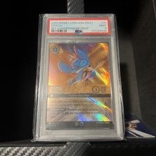 2024 DISNEY LORCANA EN P1-SET CHAMPIONSHIP PRIZE 30 STITCH - ROCK STAR PSA 9
