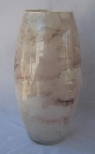 Genuine Italian Art Glass Vase Franco Italy Pastel Lavender Color Amarillys 183