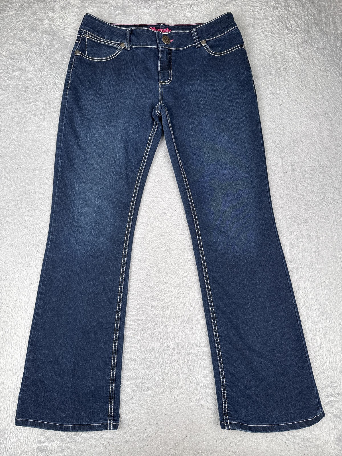 Girls 11/12x32 Blue Bootcut 10mwzbr Stretch Denim Youth West