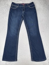 Wrangler Jeans Girls 11/12x32 Blue Bootcut 10MWZBR Stretch Denim Youth Western