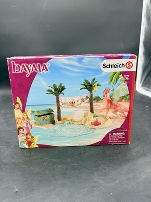 Schleich Bayala Dragon Playset 42436 w/ Baby Dragon, Chest, Trees & Pond