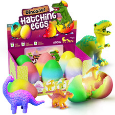 Dinosaur Hatching Eggs 6 Pack Grow 600 Surprise Dino Toys Kids Party Favor Gift
