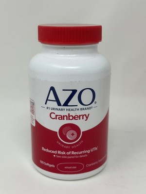 Azo Urinary Tract Health Max Strength Softgels Cranberry 100 Count