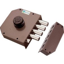 SERRATURA LEGNO APPLICARE 30611 MOTTURA  C.POMPA M4+SCR +POMOLO E.MM 63 SX