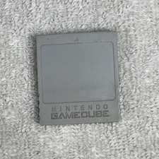 Official Nintendo Gamecube Memory Card 59 Blocks DOL-008 Gray US Seller