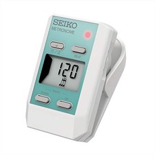 SEIKO Digital Metronome Clip Type Mint Green DM51G Rotary Volume Adjustment