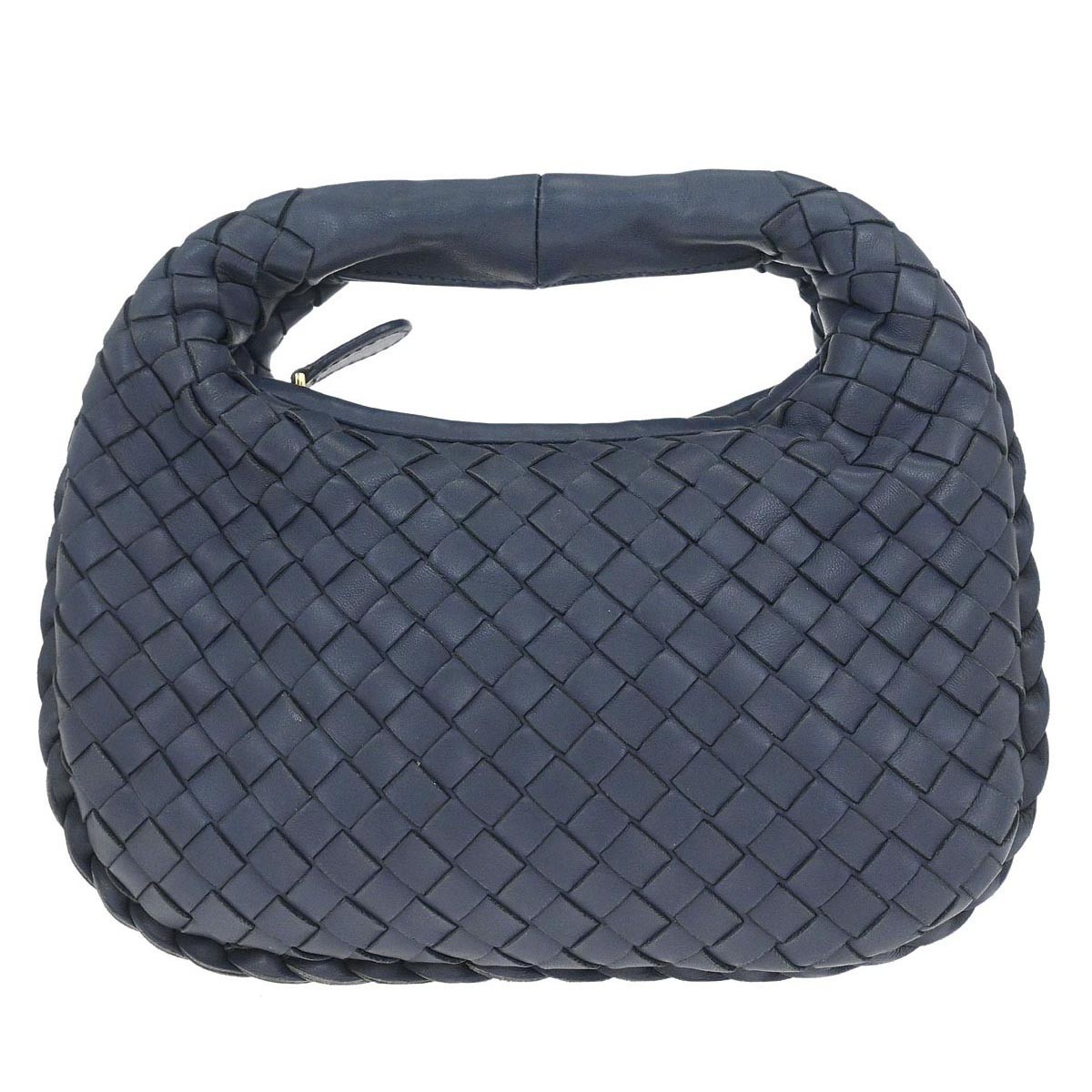 Bottega Veneta Blue Lambskin Intrecciato Hobo Handbag EPEV 2008 2048 B 135666